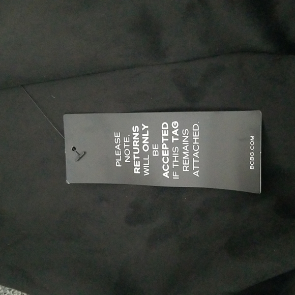 BCBG Black Faux Suede Pants - Picture 5 of 6